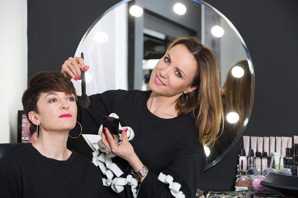 make up, sesja salon kosmetycznych, Luiza Różycka fotografia